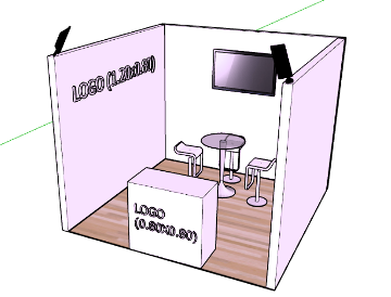 Stand básico de 3x3
