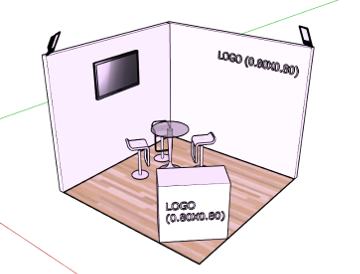 Stand básico de 3x3